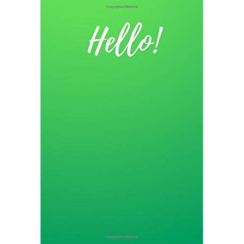 Day Planner "Hello!" (Green) (Hello Day)