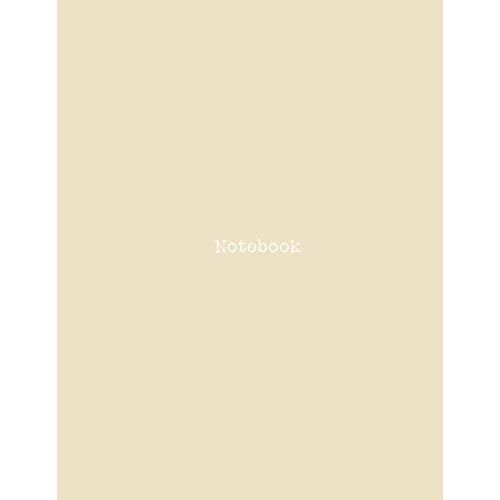 Notebook: Lined Journal Notebook - Large (8.5 X 11 Inches) - 100 Pages - Green Clay Cover - Minimal Style: Composition Book Perfect Bound, Soft Cover,Basic Design