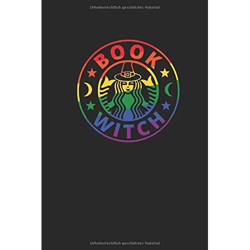 Kreatives Notizbuch Book Witch Full Rainbow Lgbtq Pride Idahobit Buecherhexe Regenbogen Bullet Journal Ca A5 6x9" 120 Seiten Leer Dotted Punktraster: Platz Fuer Deine Gedanken, Ideen, Projekte, Diy Ka