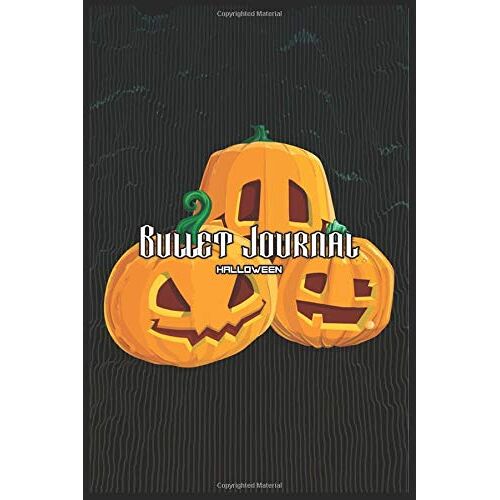Halloween Bullet Journal: Dot Matrix Design For Cute Pumpkin Halloween Gift - Perfect For Creative Visual Planners And Designers