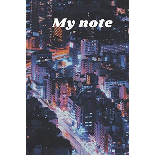 My Note: Notebook, Journal, Color Notebook For Record/Idea/Meeting, Lined Paper, Cute Beautiful Design, 100 Pages, Large 6x9"
