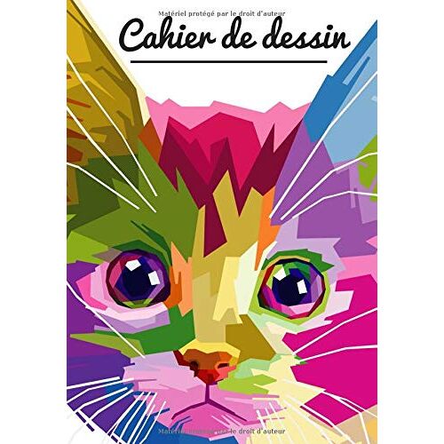 Cahier De Dessin: Carnet De Croquis Grand Format Pour Dessin, Peinture, Aquarelle, Création: 100 Pages À Remplir. Cahier De Croquis Pour Artiste, Peintre. Art Plastique. Papier Blanc Idéal Crayon De C