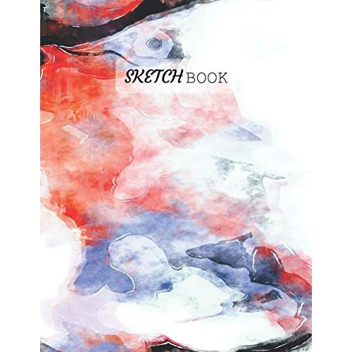 Sketchbook: 123 Blank Pages For Crayon Coloring, Drawing, Sketching And Doodling, And Four Pages For Testing Your Colors, A Large Ideal Size Of 8.5" × 11" With Inspiring Covers (Vol.40)