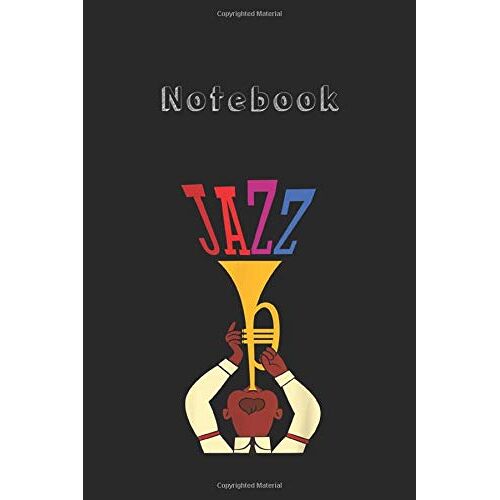Notebook: New Orleans Birthplace Of Jazz Music Louisiana Nola Medium Size 6'' X 9'' Cello Notebookwhite Paper Blank Journal With Black Cover 116 Pages For Men And Women