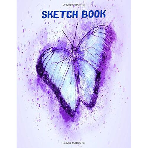 Sketchbook: Best Blank White Pages For Painting, Drawing, Writing, Sketching And Doodling, Wide Papers, Children, Kids, Boyfriend And Girlfriend