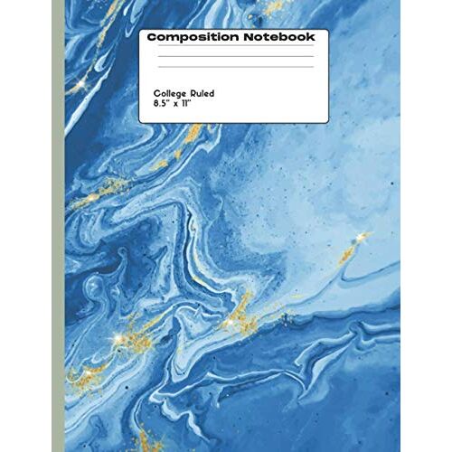 Composition Notebook College Ruled 8,5'' X 11'': Marble Composition Notebook, Diary, Journal Or Notes Taking. College Ruled, 100 Pages For Writting, Perfect Gift For Those Who Love The Sky, Planets, S