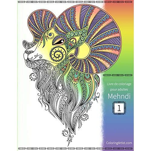 Livre De Coloriage Pour Adultes Mehndi