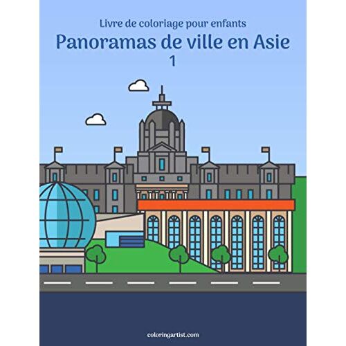 Livre De Coloriage Pour Enfants Panoramas De Ville En Asie 1