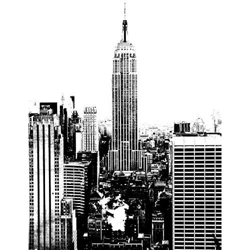 Sketchbook: Empire State Building Journal 8.5" X 11" Personalized Artist Sketchbook 109 Blank Pages For Sketching Drawing And Creative Doodling, Blank Paper For Drawing Sketchbook (Handbook)