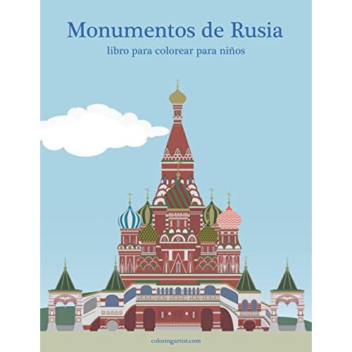Monumentos De Rusia Libro Para Colorear Para Niños