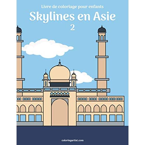 Livre De Coloriage Pour Enfants Skylines En Asie 2
