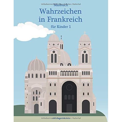 Malbuch Wahrzeichen In Frankreich Fuer Kinder 1