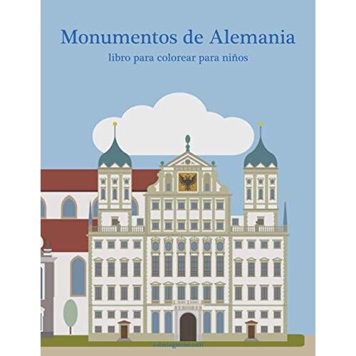 Monumentos De Alemania Libro Para Colorear Para Niños