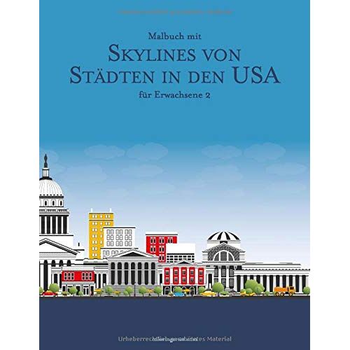 Malbuch Mit Skylines Von Staedten In Den Usa Fuer Erwachsene 2