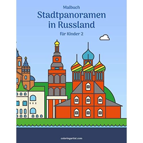 Malbuch Stadtpanoramen In Russland Fuer Kinder 2
