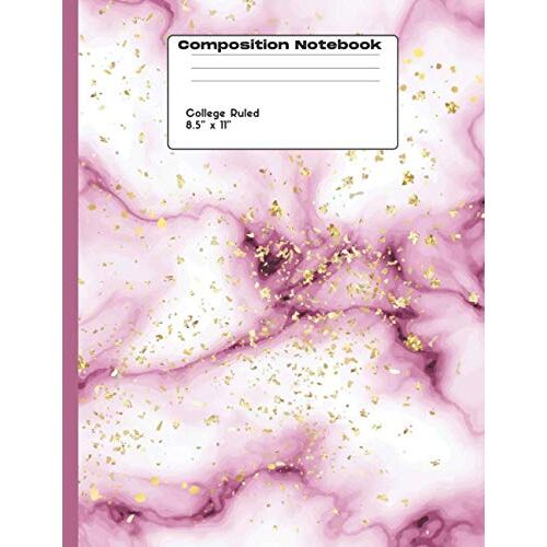 Composition Notebook College Ruled 8,5'' X 11'': Marble Composition Notebook, Diary, Journal Or Notes Taking. College Ruled, 100 Pages For Writting, Perfect Gift For Those Who Love The Sky, Planets, S