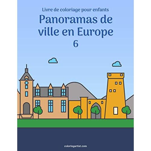 Livre De Coloriage Pour Enfants Panoramas De Ville En Europe 6