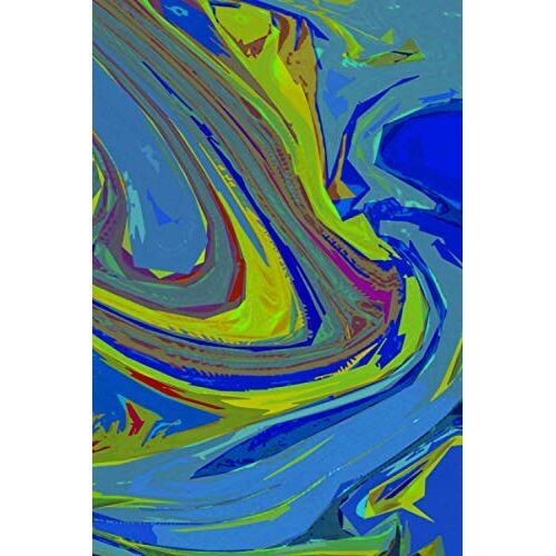 Abstract Diesel Rainbow 3: Modern Art Journal For Lovers Of Abstract Designs, 120 Pages 6 X 9 Inches Artistic Lined Notebook