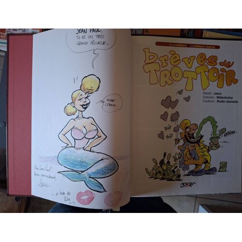 Bd Brèves De Trottoir Dédicacée Couleur Par Lesca