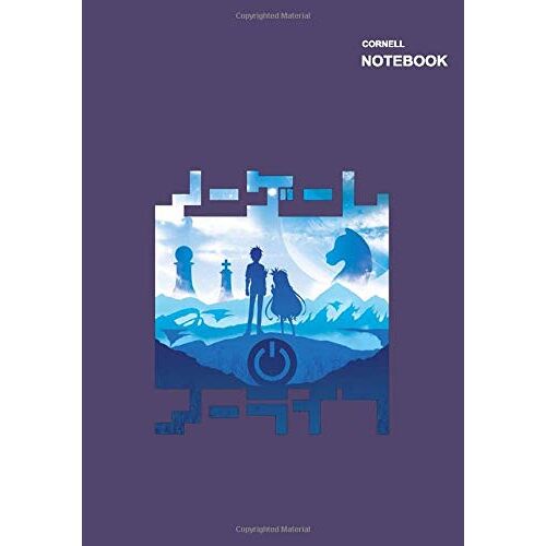Cornell Note Taking Method Notebook: Shiro & Sora No Game No Life Zero Notebook Cover, 110+ Pages, Large (7 X 10 Inches), Cornell Notes.