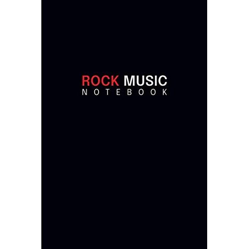 Rock Music Notebook: Lyrics Rock Music, Music Songwriting Journal
