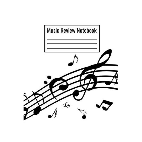 Music Review Notebook: Music Review Journal For Children Teens Adults To Rate Songs And Music