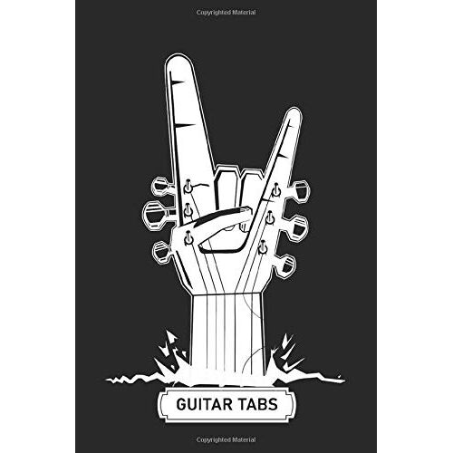 Blank Guitar Tab Notebook Journal | Soft Cover | 100 Pages | 6 X 9 Inches: Rock Guitar: Tablature Sheet Music Staff Manuscript Composition Paper