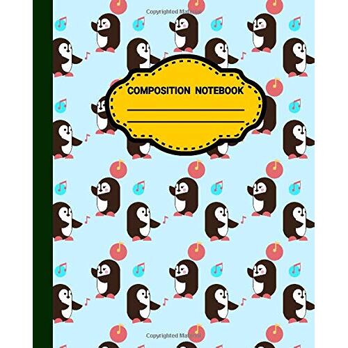 Composition Notebook: Penguin Composition Notebook For College Ruled Its Can Do Taking Notes, Writing And Journaling | Animal Prints Cute School Supplies Notebook Best Gift For Girls, Boys, Kids And S