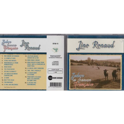 Line Renaud  J'Adore La Chanson Française Collection Cd