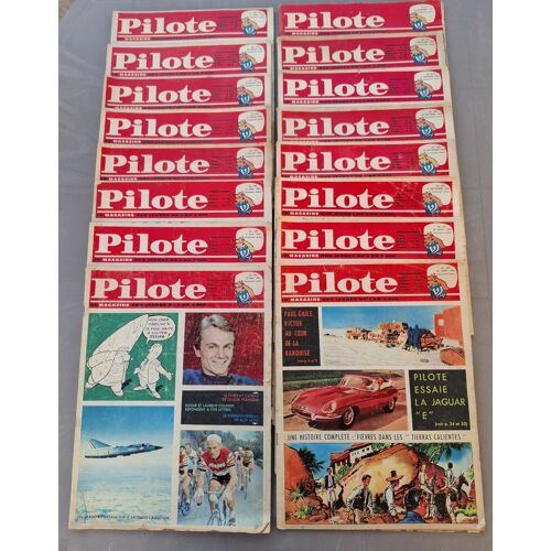 Pilote Magazine - 25 Numéros - Années 1963-1964-1967