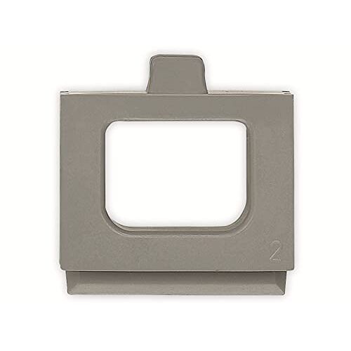 Schneider Electric Pièce de jonction, (10x), gris clair, AQUASTAR, Bouton + interrupteur, Gris