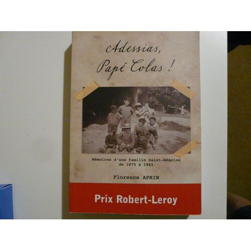 Livre : Adessias, Papé Colas