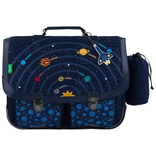 Tann's - Cartable 38cm "Gabriel" bleu - 13879