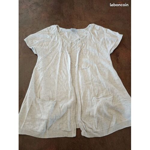 Gilet Mc Gris Fille 10 Ans Cyrillus Très Bon État