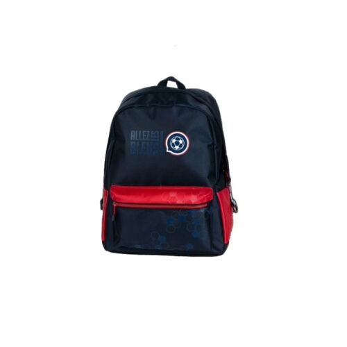 Sac à dos 2 compartiments bleu ALLEZ LES BLEUS
