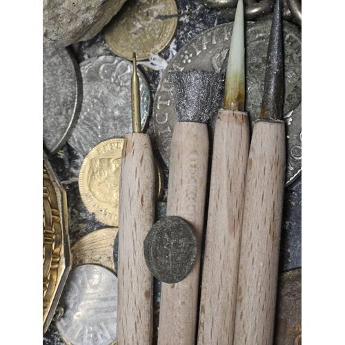 Kid De 4 Crayons De Nettoyage Pour Pièces De Monnaie Et Bijoux