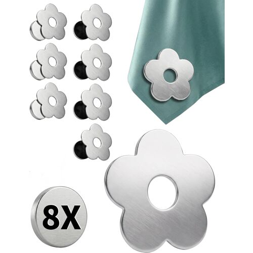 8 Pièces Poids Pour Nappe Magnétique, Poids Nappe De Table Exterieur, Pour Les Mariages, Les Fêtes Et Les Pique-Niques