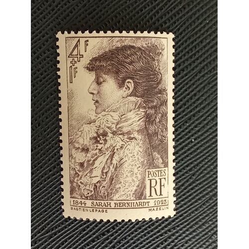 Timbre France Y T 738 Sarah Bernhardt (1844-1923) 1945 (011209 )