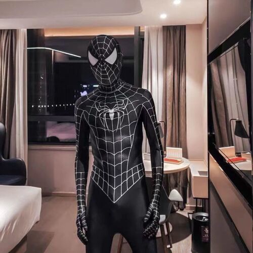 Spider-Man 3 Noir Raimi Spider-Man Cosplay Costumeenfants Tenue 120 Taille Convient Aux Enfants De 115cm   125cm