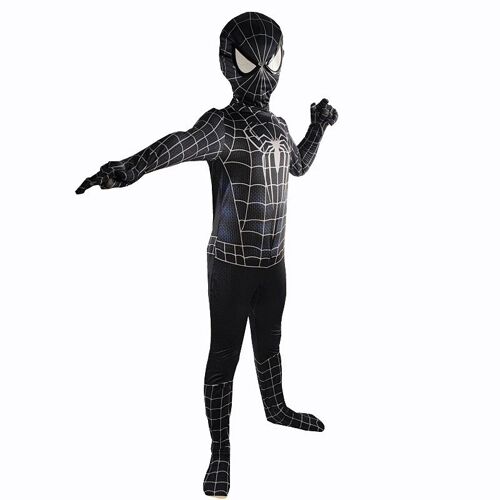 Spider-Man 3 Noir Raimi Spider-Man Cosplay Kostüm Erwachsene Kinder Anzug 140 Taille Convient À La Hauteur 135cm   145cm