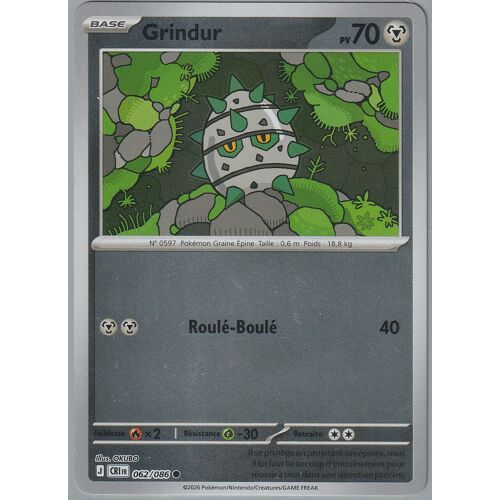 Carte Pokémon - Grindur - 062/086 - Reverse - Chaos Ascendant