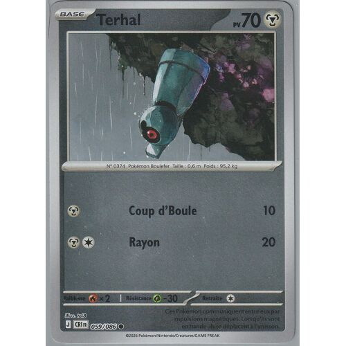 Carte Pokémon - Terhal - 059/086 - Reverse - Chaos Ascendant