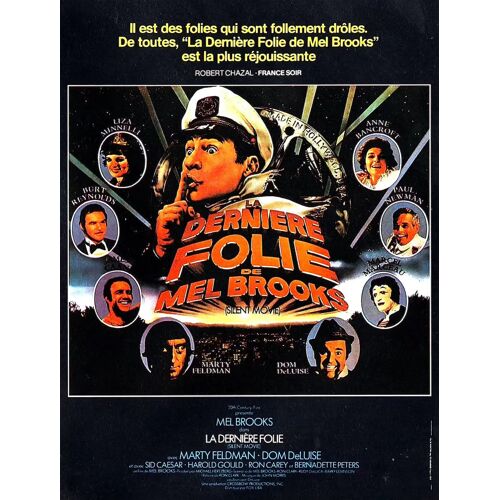 La Folle Histoire Du Monde De Et Avec Mel Brooks - 1982 - Madeline Kahn - Dom Deluise - Harvey Korman - Affiche De Cinéma Originale - 39 X 52 -