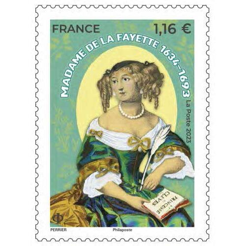 France 2023, Très Beau Timbre Neuf** Luxe Yvert 5681, Marie-Madeleine Pioche De La Vergne, Comtesse De La Fayette, Dite "Madame De La Fayette", Romancière Et Épistolière Française Du Grand Siècle.