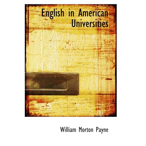 English In American Universities