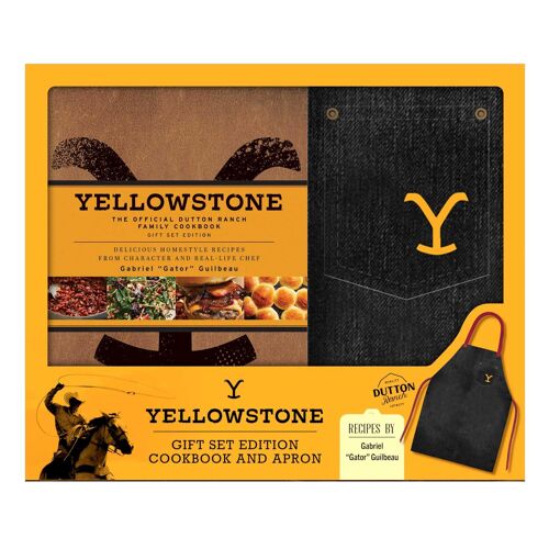 Yellowstone: The Official Dutton Ranch Family Cookbook Gift Set: Plus Exclusive Apron