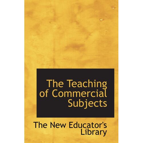 The Teaching Of Commercial Subjects