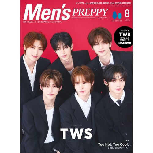 Mens Preppy() 20258cover & Special Interviewtws()=Tws With Black Ver.