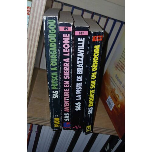 Sas En Afrique Lot De 4 Livres Numéro 76, 89, 101 Et 140.