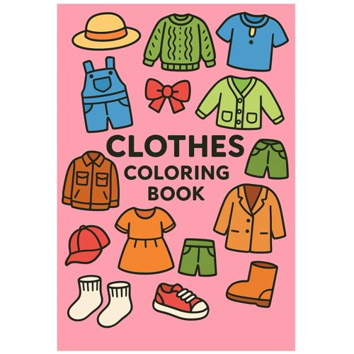 Clothes Coloring Book: Fun English Study
